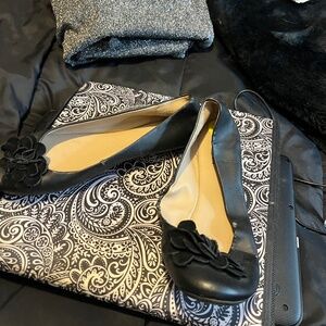 Leather flats